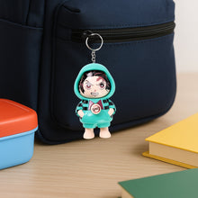 Cartoon Character Design Cute Action Figure Keychain (Mix  Design & 1 Pc)
