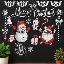 Christmas Theme Decorative Wall Sticker 90x60 cm – (1 Pc)