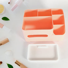 6-Compartment Desk Organizer – Multi-Function Storage for Tissue, Stationery, Remote & Mobile (Home/Office)