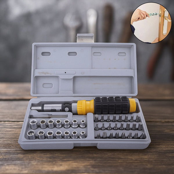 Socket and Screwdriver Tool Kit Accessories (41 pcs)