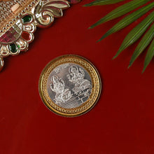 Premium Dual Finish Lakshmi Ganesh Coin for Pooja