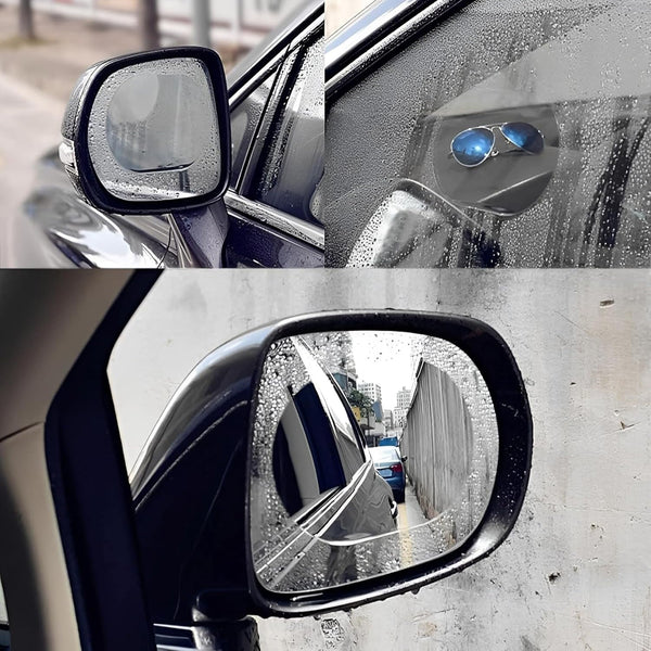 Anti-Fog & Anti-Scratch Rearview Car Mirror Film – HD Clear Protective Sticker for Safe Driving (1 Pc)