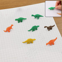 7 Piece Dinosaur Shaped Erasers for Kids - Animal Erasers, 3D Puzzle