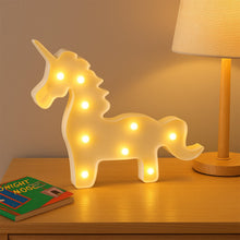 Unicorn Shaped LED Decorative Night Light (1 Pc)