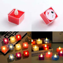Set of 24 Multi-Color LED Tealight Candles